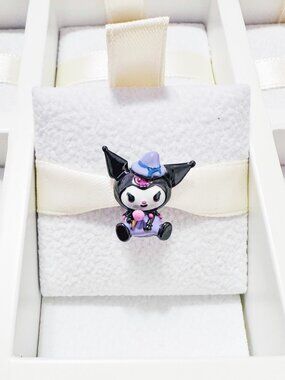 925 Sterling Silver Kuromi Ice Cream Charm Bead Fits Pandora Bracelets